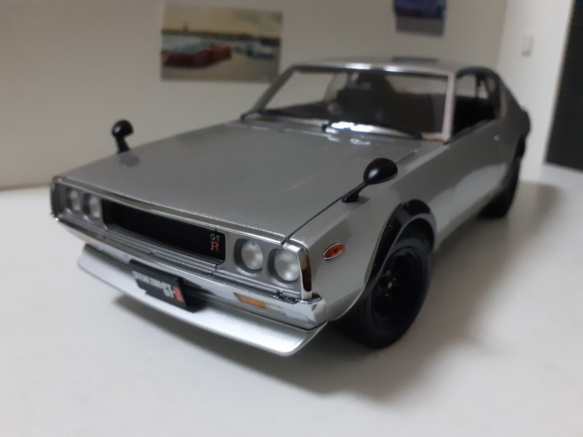 京商 1⁄18スカイラインGT−R ケンメリ KPGC110 ホワイト 京商 ミニカー