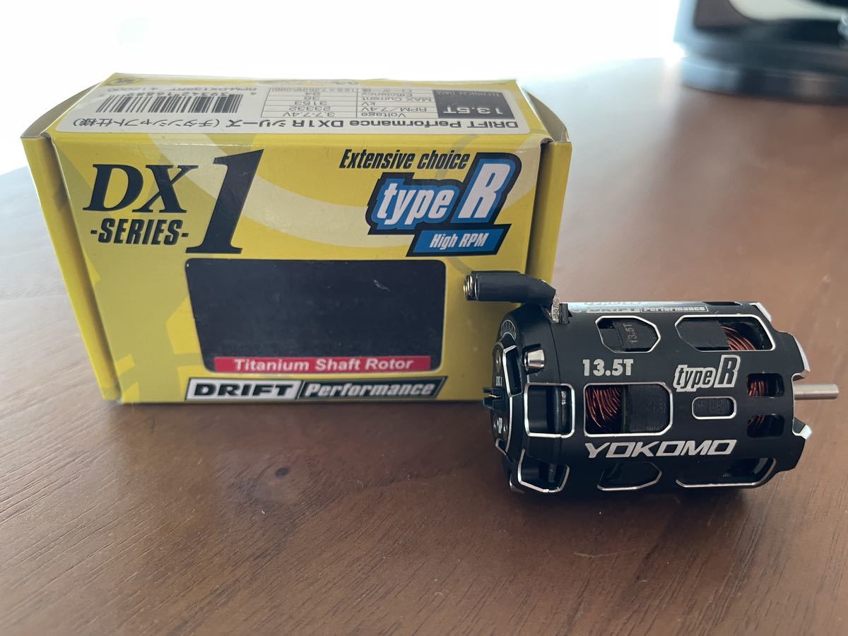 SHIBATA DR ブラシレスモーター 13.5T レーシングパフォーマー DX1 typeR 13.5 チタンシャフトローラー