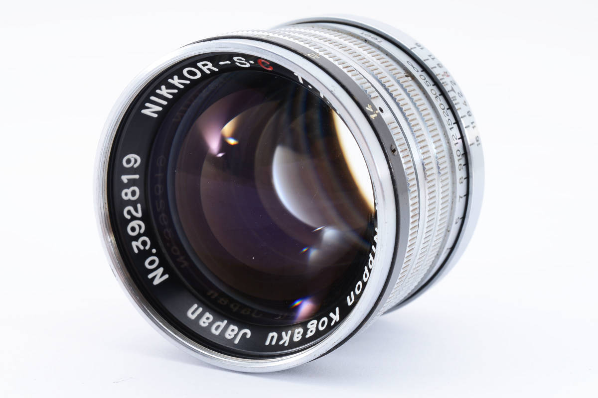 5cm F1.4 Kogaku - NIKKOR-S.C Nippon メルカリ NIKKOR-S·C ✨レア黒帯✨
