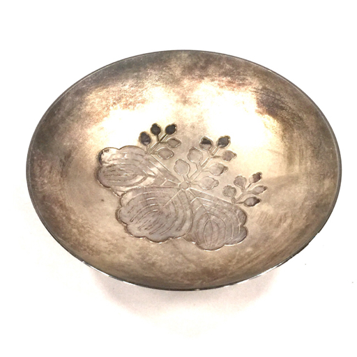 銀杯 造幣局製 SILVER 銀盃 純銀 盃 酒器 木箱入り 木箱付き 刻印 工芸