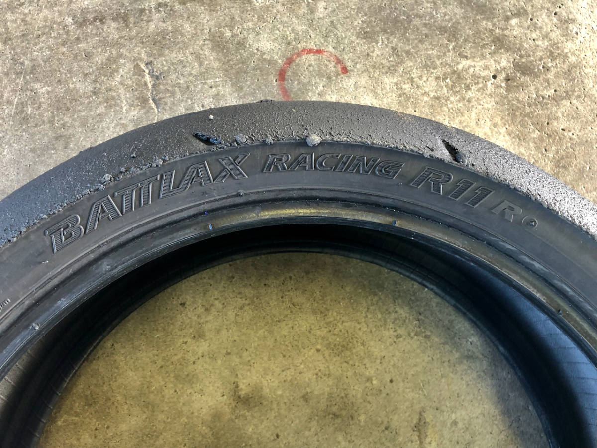 ブリジストン R11 前後セット120/600/R17 180/640R17 ブリヂストン
