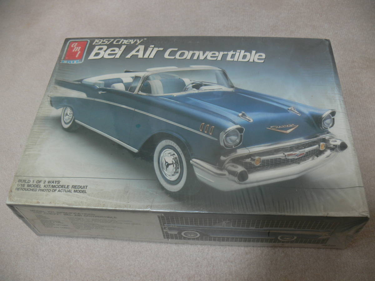  ビッグサイズな箱実車は高騰中のAMT製シボレーベルエア５７年(ゼネラルモータース)｜売買されたオークション情報、yahooの商品情報をアーカイブ公開 - オークファン ゼネラルモータース