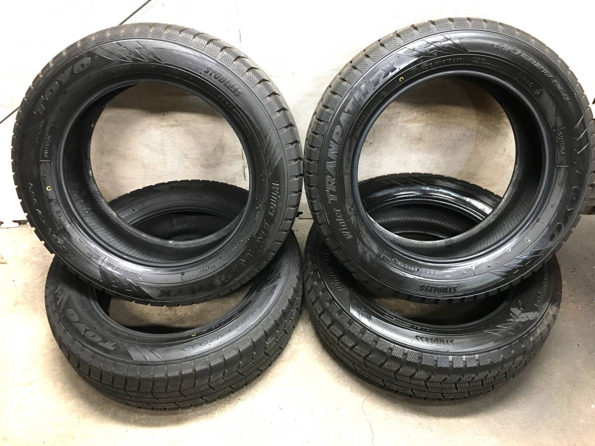 215/60R17】バリ山19年製TOYO ウィンタートランパスTX スタッドレス