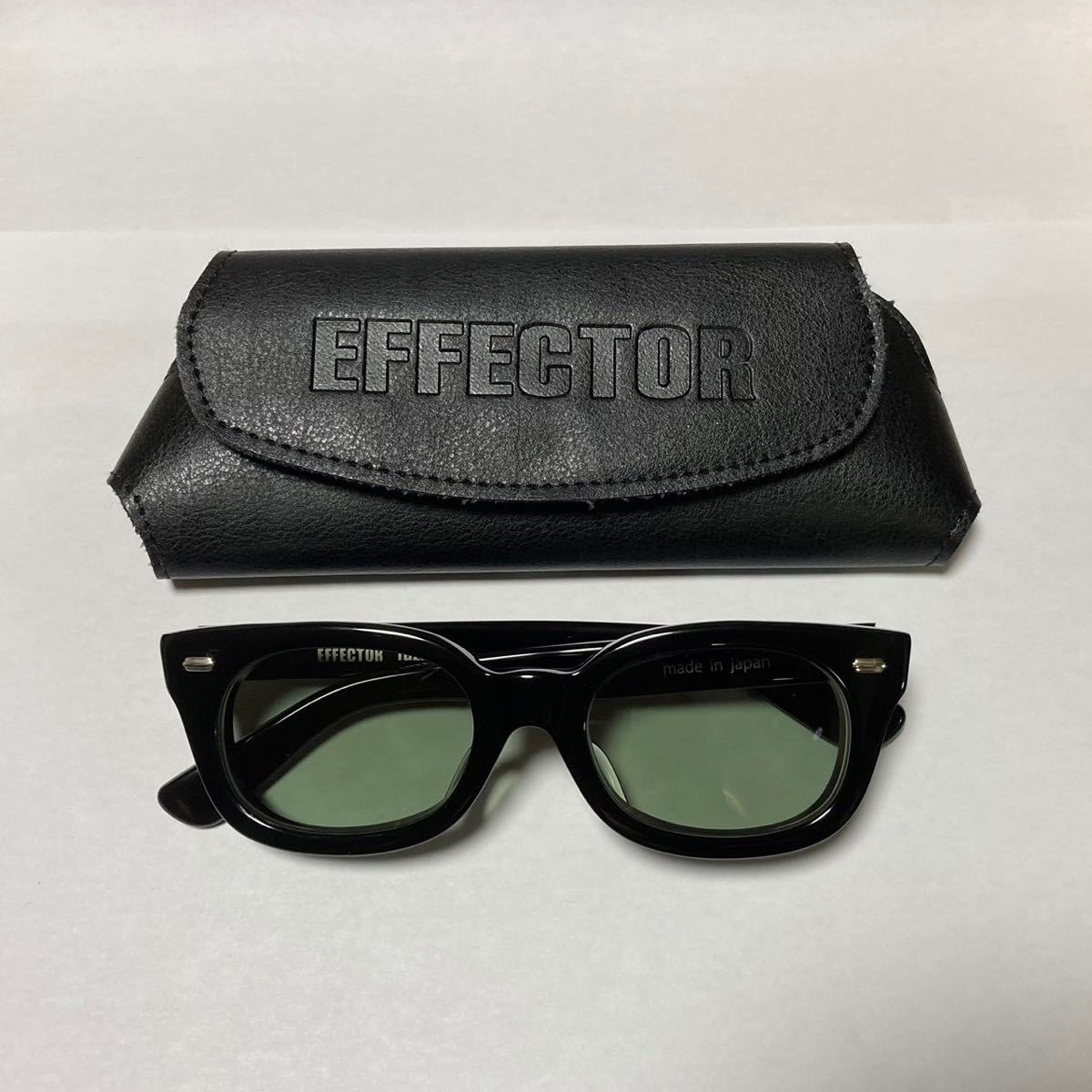 エフェクター EFFECTOR fuzz-s ブラック メガネ 眼鏡 サングラス 