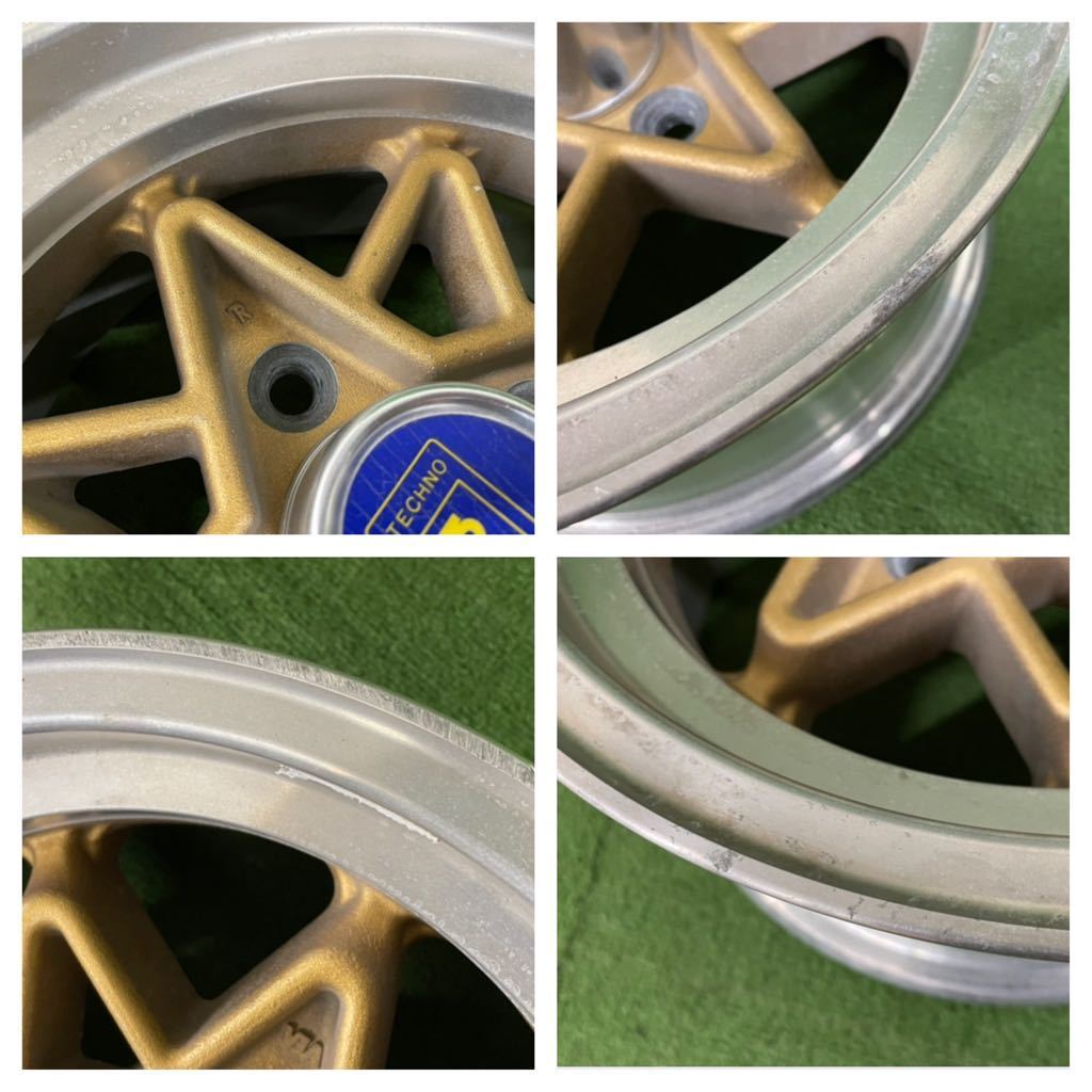 ☆TECHNO RACING テクノ レーシング 当時品 13インチ 110/4H ☆13×6.5J 