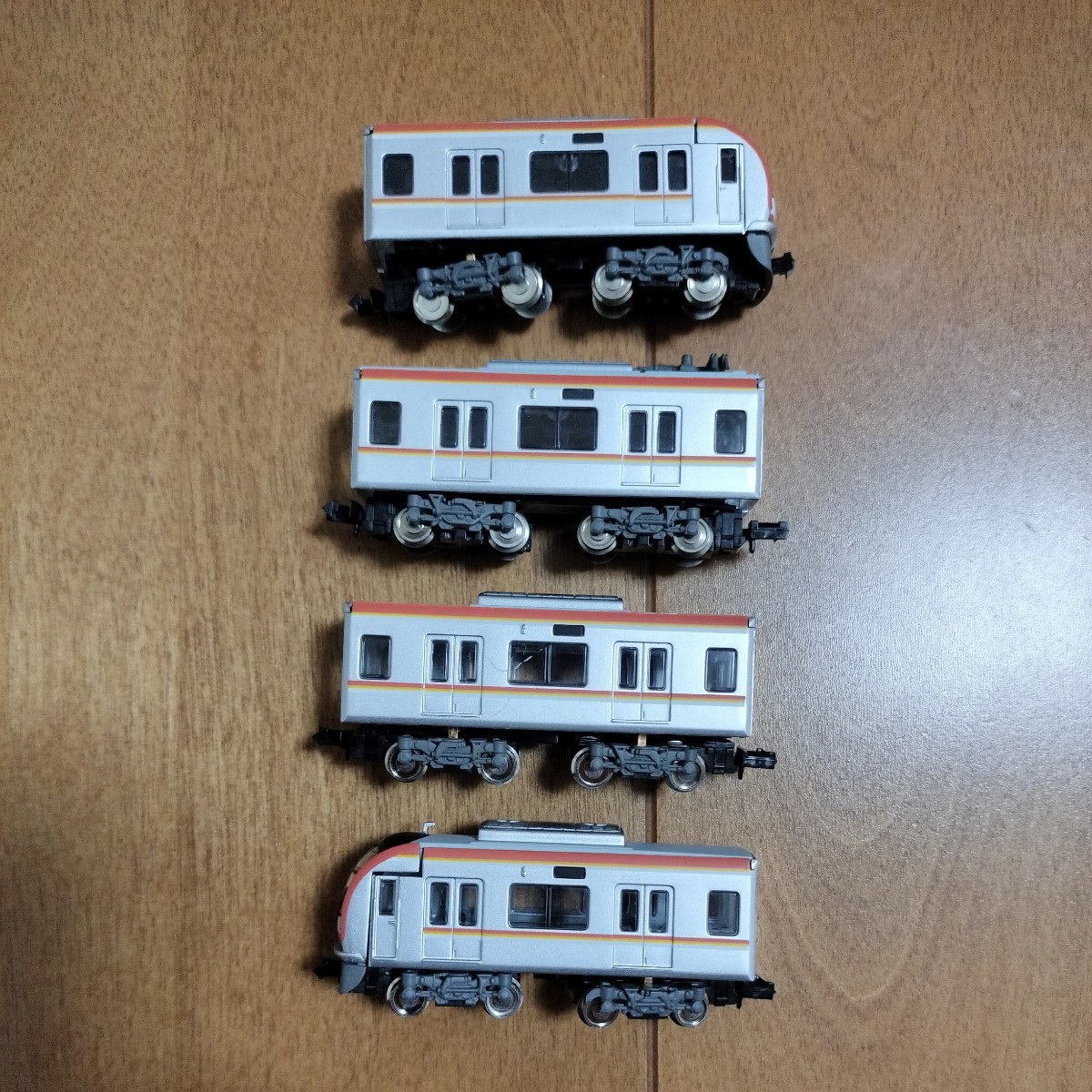 【組立済　Nゲージ化】①Bトレ　Bトレイン　東京メトロ　10000系　地下鉄有楽町線　副都心線　4両セット　　　鉄道　鉄道模型　Nゲージ