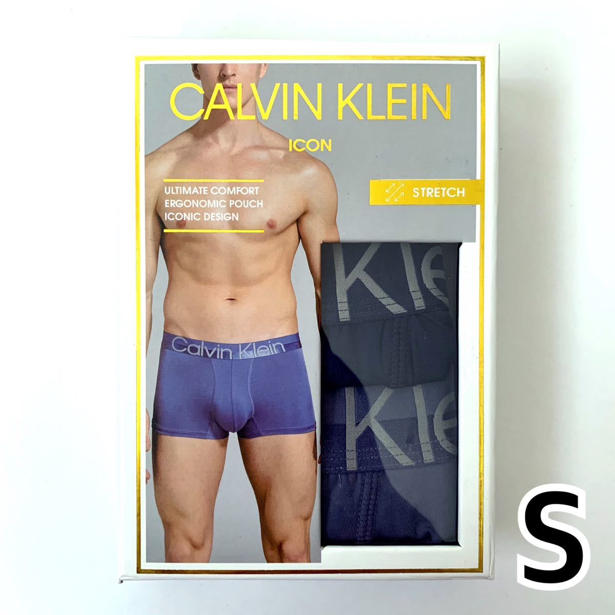 Calvin Klein ボクサーパンツ ICON Sサイズ 3枚セット ブラック ダーク