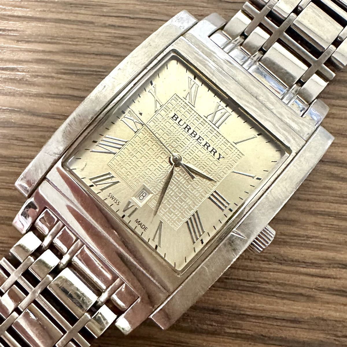BURBERRY バーバリー BU1550 腕時計 スクエア 純正ベルト バーバリー 