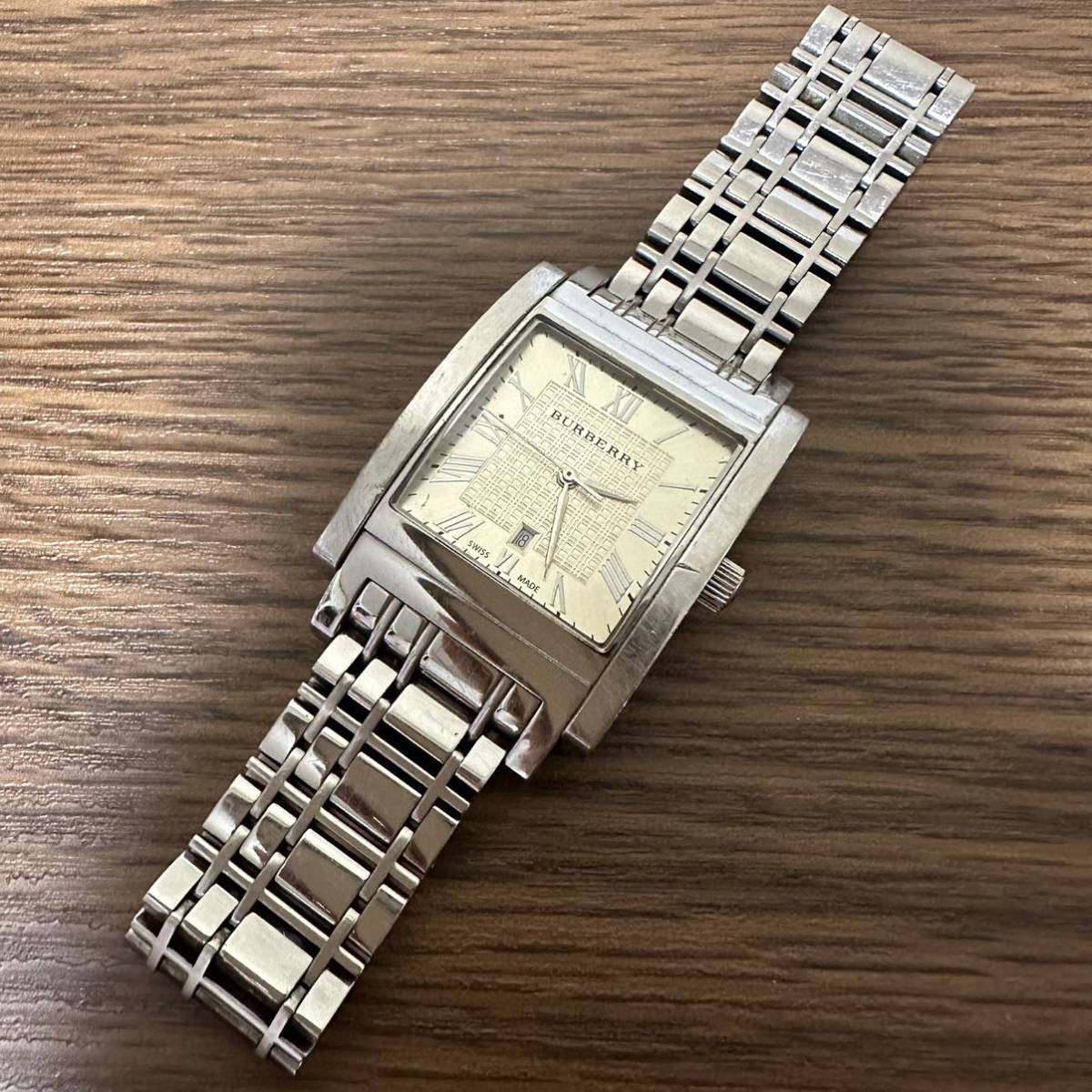 BURBERRY バーバリー BU1550 腕時計 スクエア 純正ベルト バーバリー 