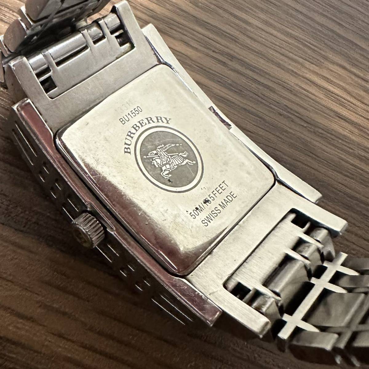 BURBERRY バーバリー BU1550 腕時計 スクエア 純正ベルト バーバリー 