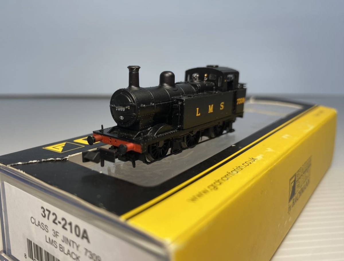 【保管品美品】M414 GRAHAM FARISH 372-210A 蒸気機関車 CLASS 3F JINTY 7309 LMS BLACK