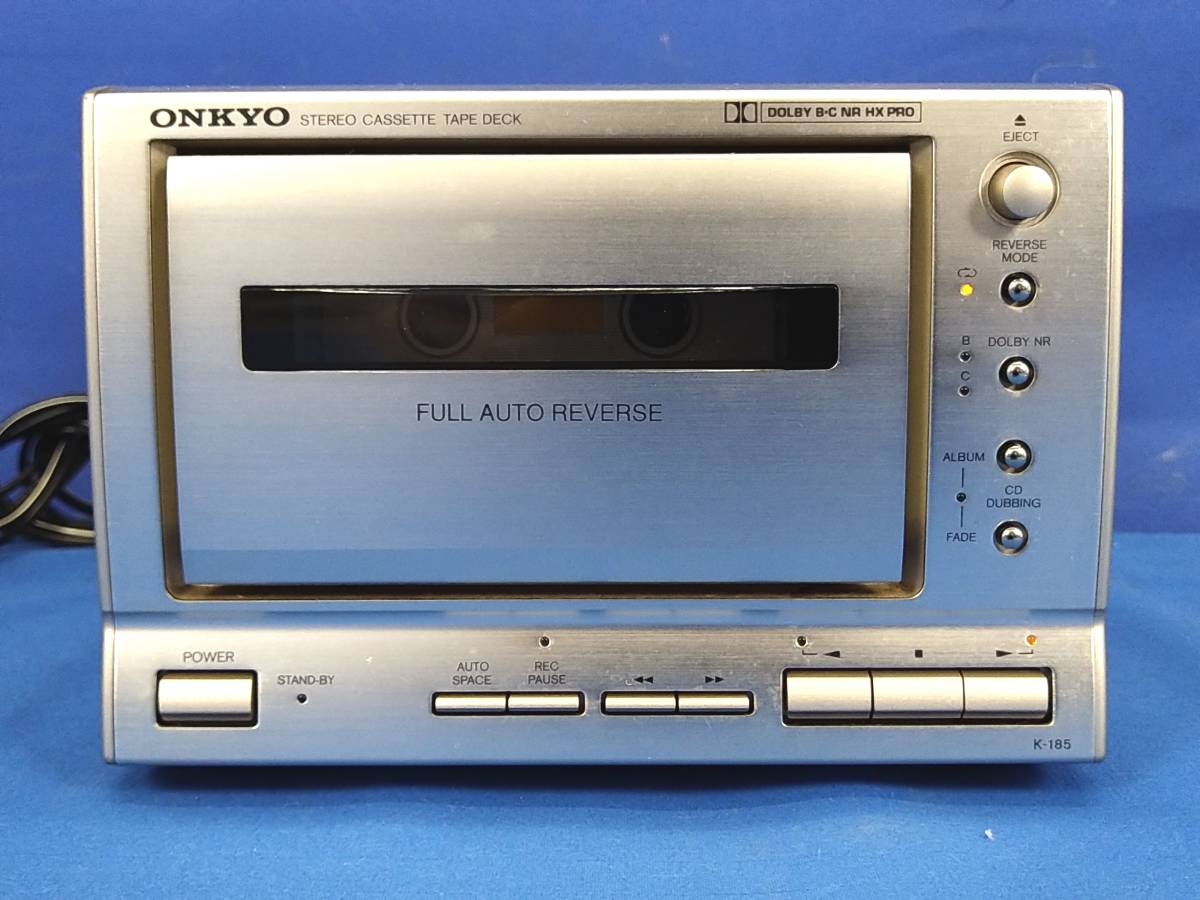 カセットデッキ コンパクト ONKYO オンキヨー ステレオカセットデッキ