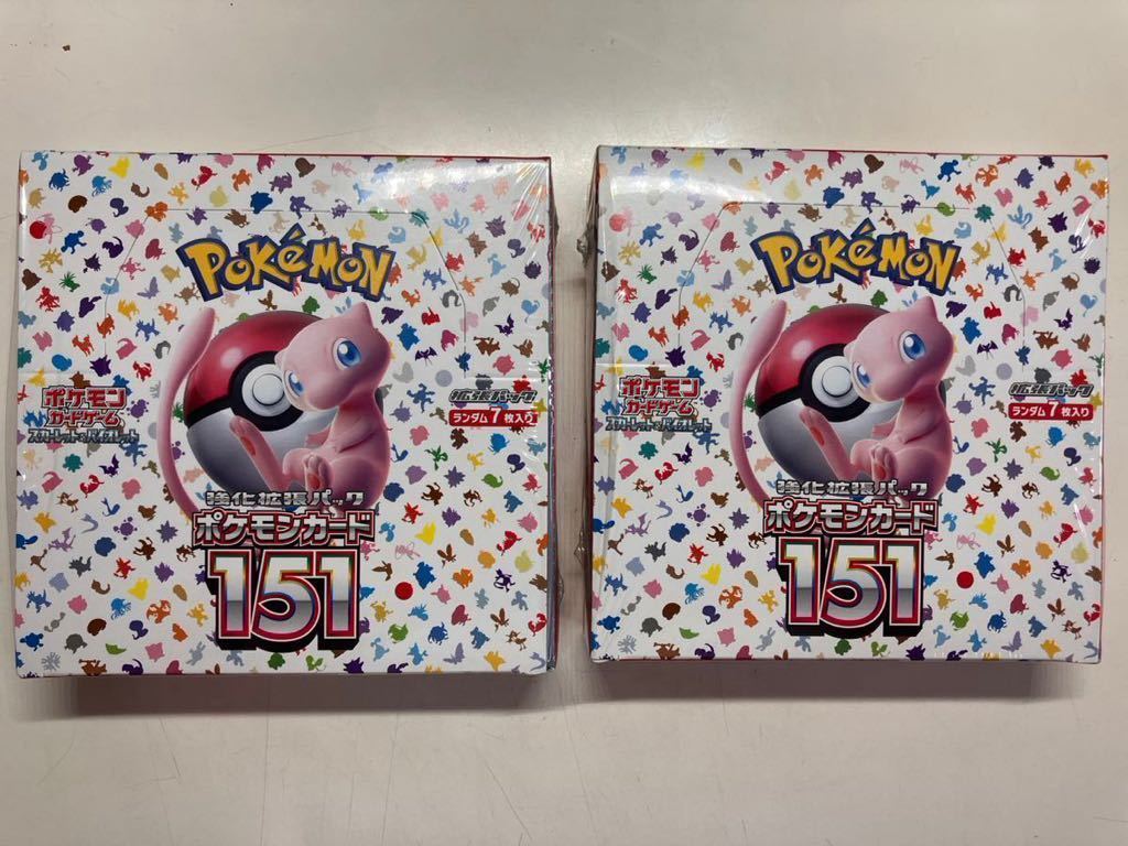 ポケモンカードゲーム 151 BOX シュリンクあり