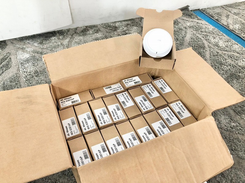 【米軍放出品】☆未使用品 熱検出器 20個 熱感知センサー 火災警報器 Mircom MIX-5351AP (100) ☆BH22FK-W#23