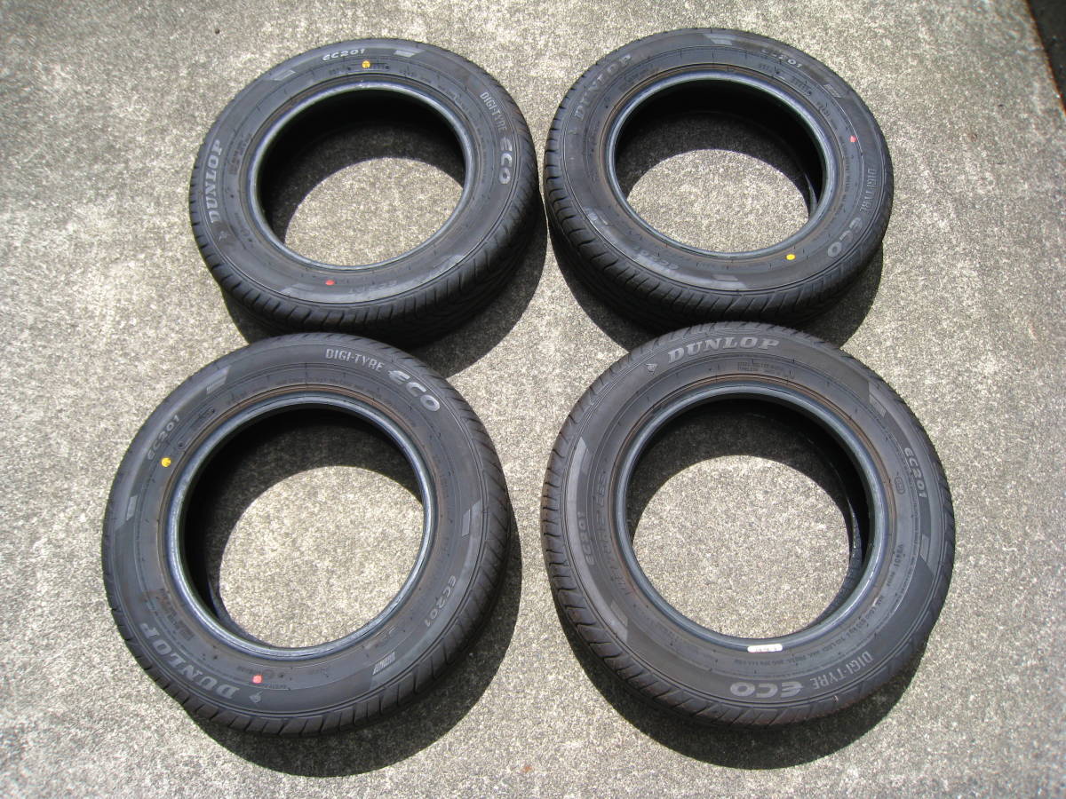 中古 ダンロップ タイヤ 夏 155/70R12 4本 2020年 EC201 【楽天市場 