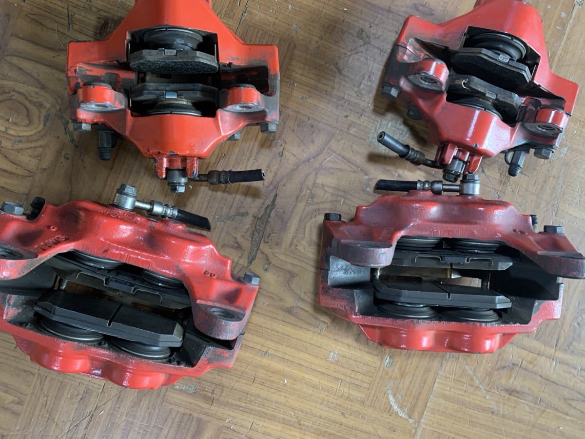gc8 インプレッサ sti 純正 4pod 2pod キャリパー 赤 破損無し ネジ山