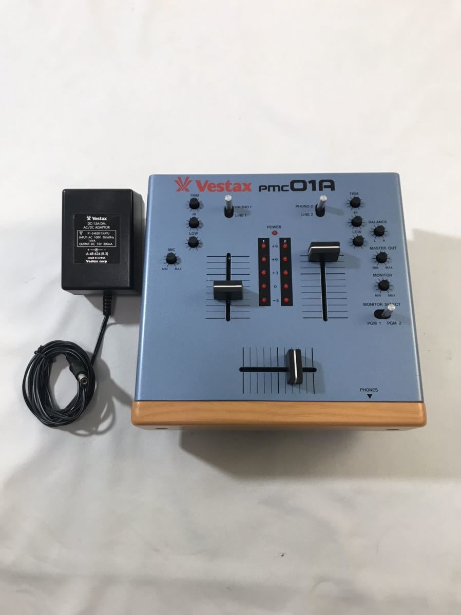 Vestax PMC-01A DJミキサー 動作品】 Vestax DJミキサー PMC-01A