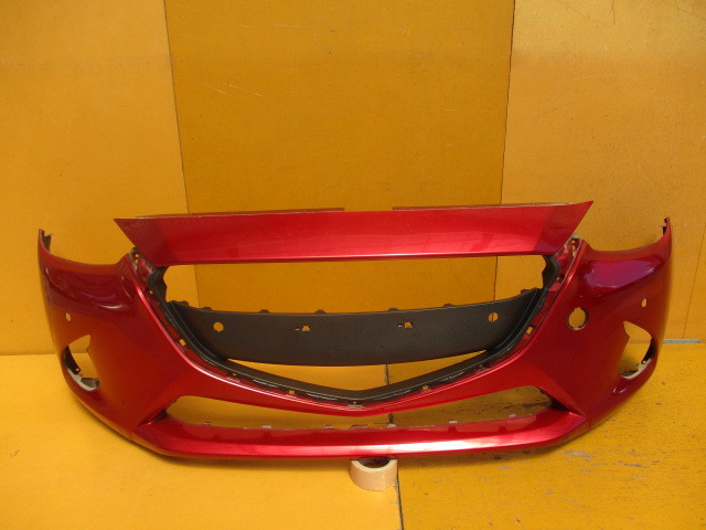 デミオ(DJ系 DJ3FS DJ5FS DJ3AS DJ5AS)用!純正フロントバンパー レッド D09H-50031