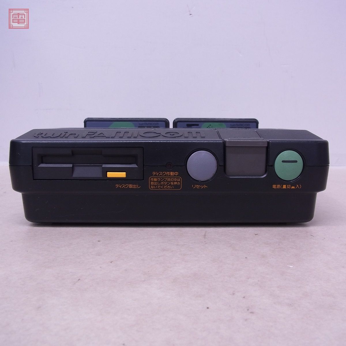 修理済 FC ツインファミコン 本体 AN-505-BK シャープ SHARP ソフト2本