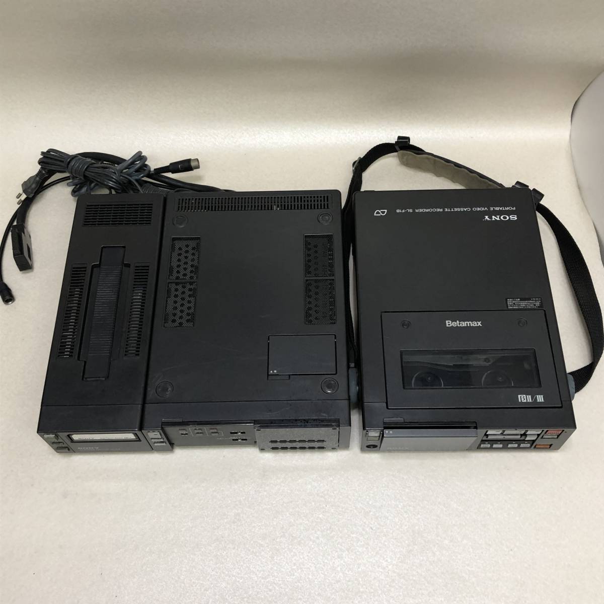 SONY Betamax SL-F1Bソニー ベータ カセットレコーダージャンク