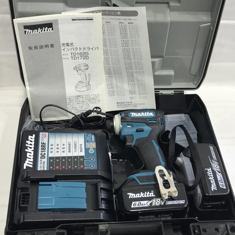 未使用 makita マキタ TD172D RGX ブルー 充電式 
