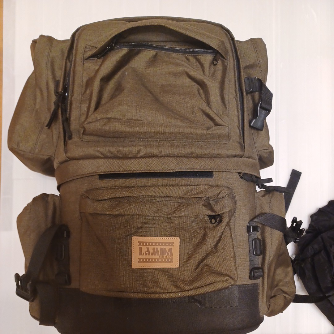 ラムダ　カメラザック　カメラリュック カメラバッグ Ⅳ型　LAMDA 　カメラリュック　レインカバー付　オリーブ　送料無料