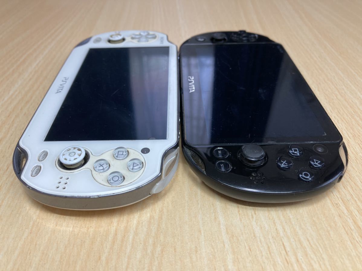 PSVita 1100ホワイト PSVITA2000ブラック 2台セット PCH-2000  