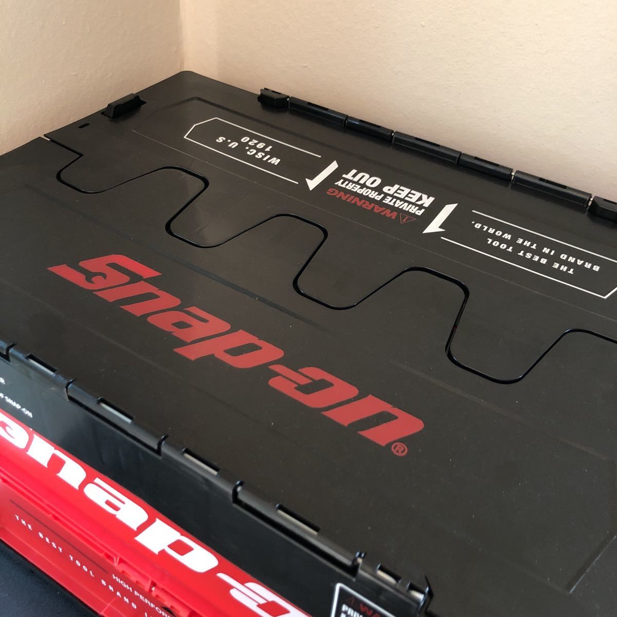 新品 限定 スナップオン 折りたたみ コンテナ オリコン 大 工具箱 Snap 