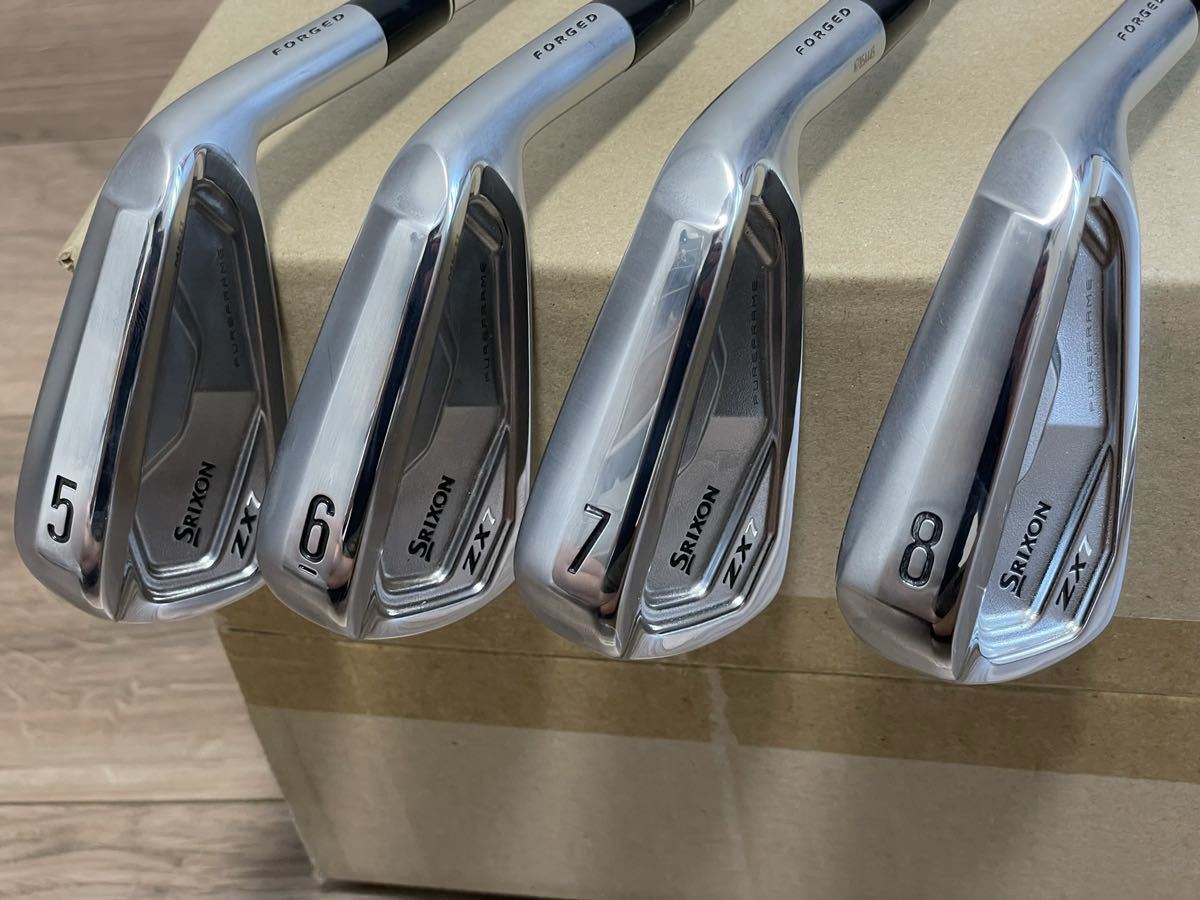 スリクソン ZX7 Mk2 モーダス120 S 5-P +AW SW 8本セットの入札履歴  