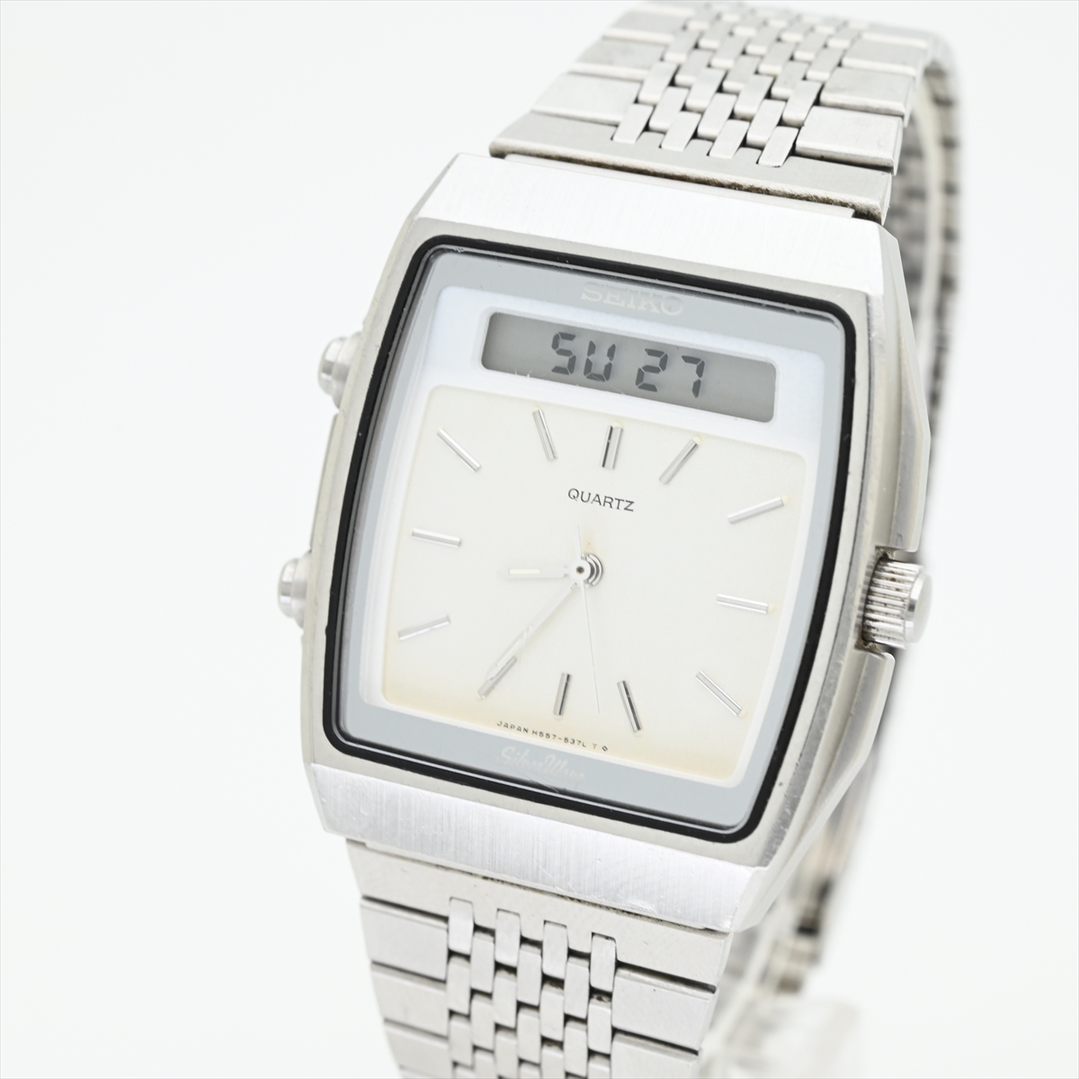 セイコ－ シルバーウェーブ 1982年製造○H557-524A ハイブリッド 