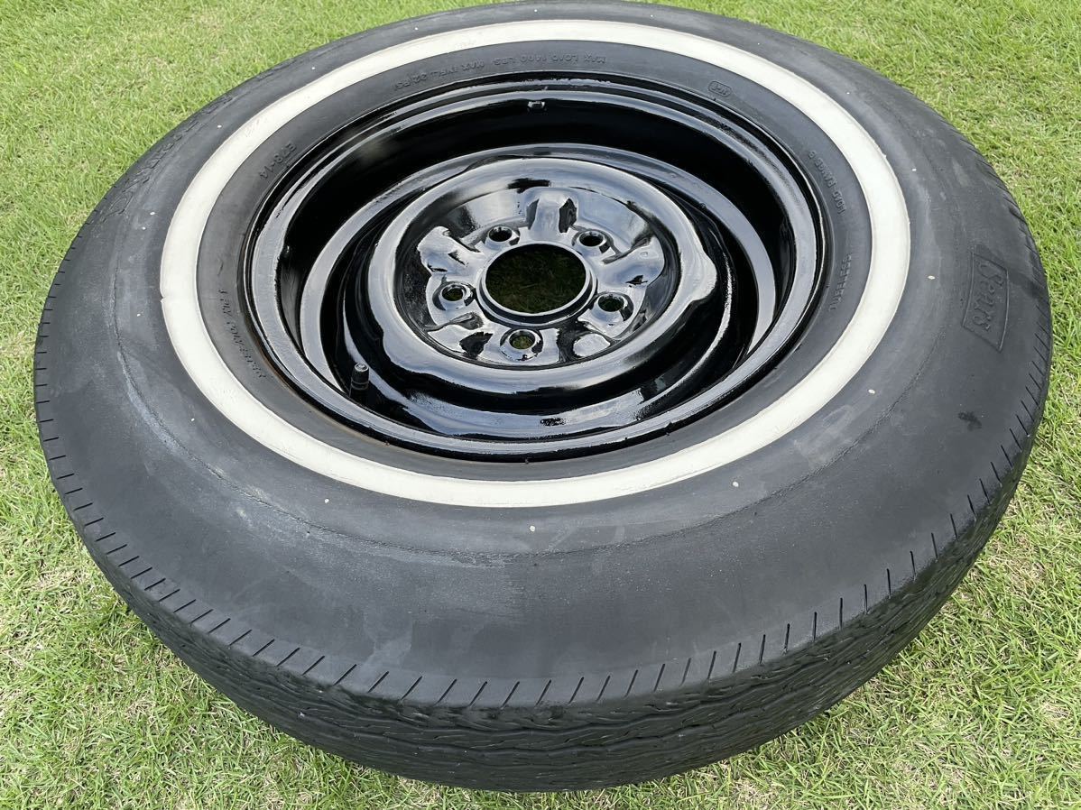 シボレー 手渡し歓迎 インパラ トランク内 スペアタイヤ 14×5J 