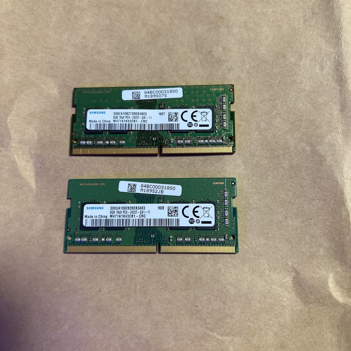 8GBx2=16GB #60# PC4-2400T -SA1-11 PC4-2400T DDR4 16GB PC4-2400