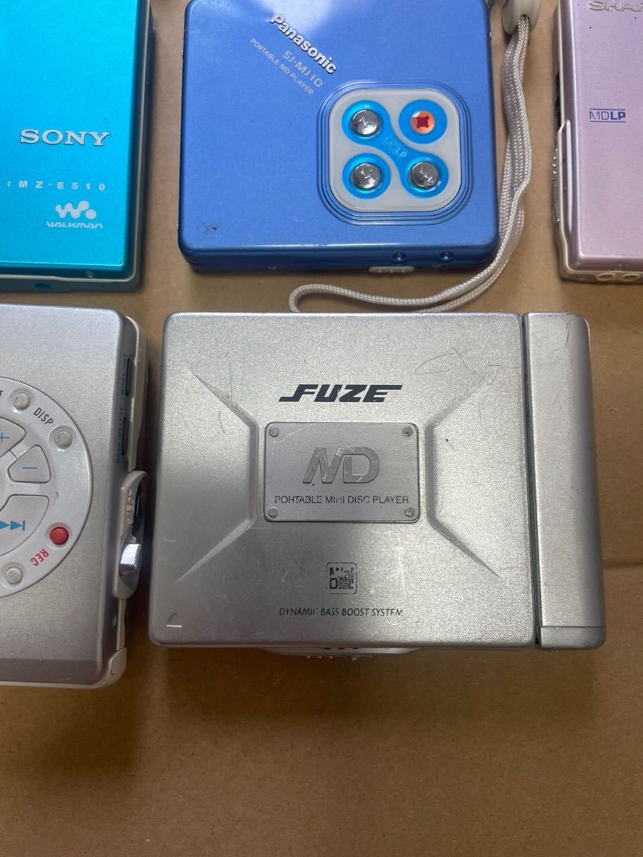 MDプレーヤー SONY SHARP Panasonic PIONEER 11個まとめて売る SONY