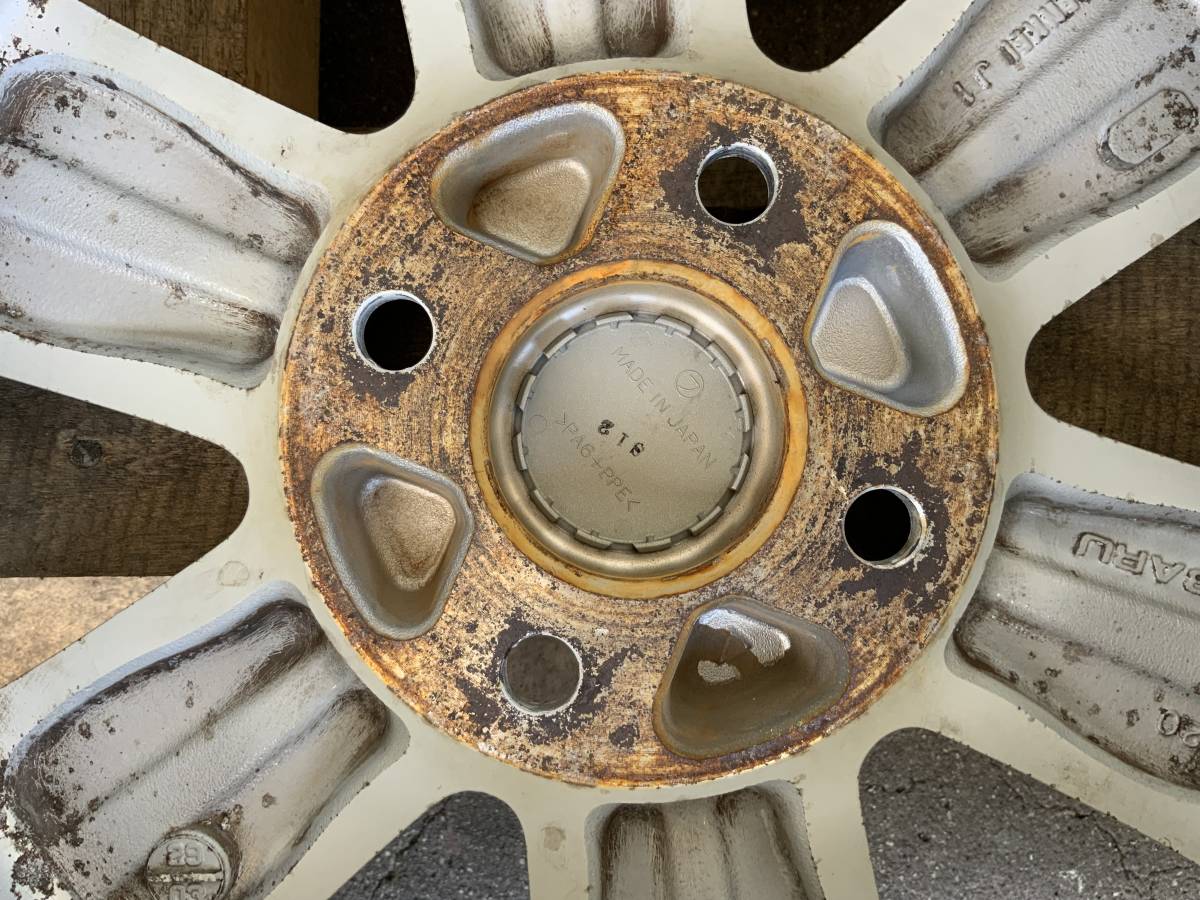SUBARU 純正アルミホイール 14インチ 4.5J 4H PCD100 +45 ハブ径59mm 4