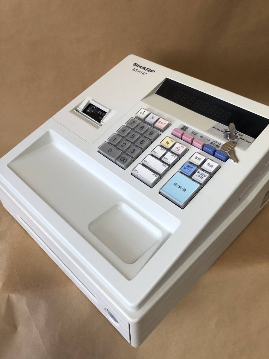 シャープ 電子レジスタ XE-A147-B シャープ レジ 中古品 ぽく