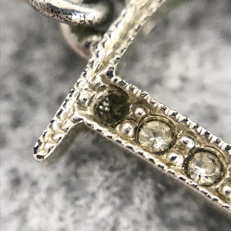 Christian Dior クリスチャン・ディオール ラインストーン付き ロゴ 