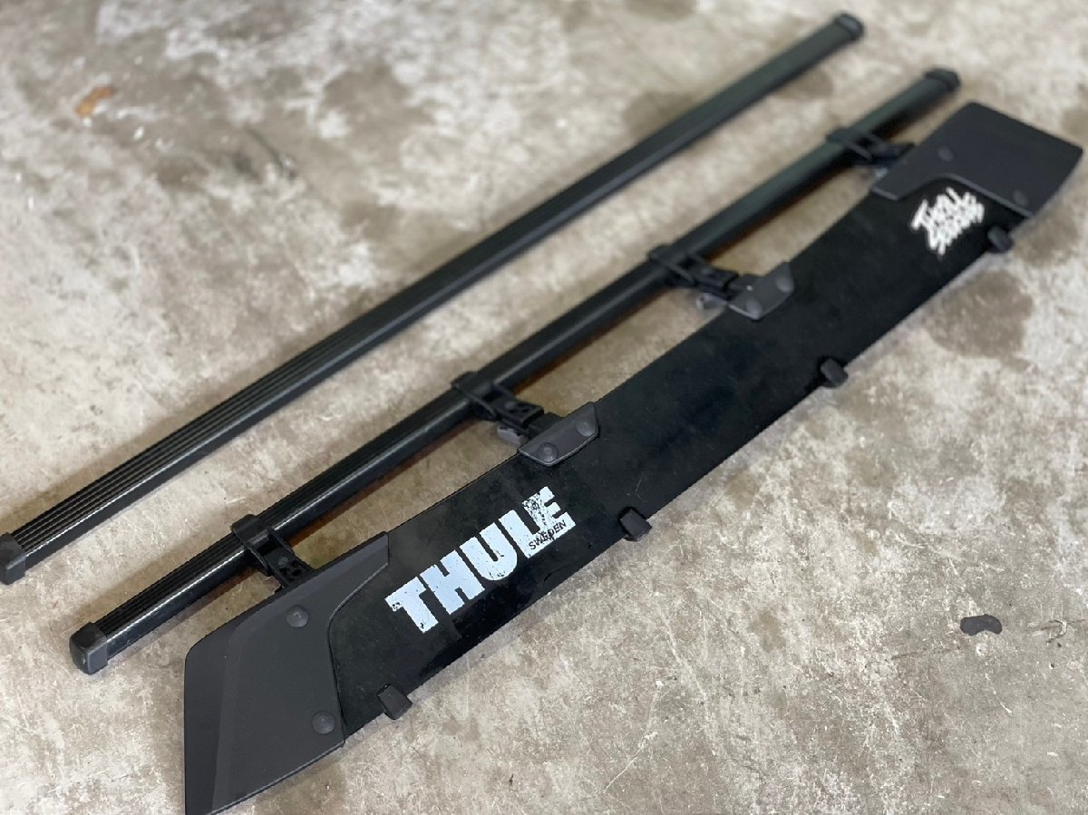 ★THULE スーリー ルーフ ベースキャリアバー 853-2341-06 110㎝ フェアリング エアスクリーン 8702 USDM JDM セット!