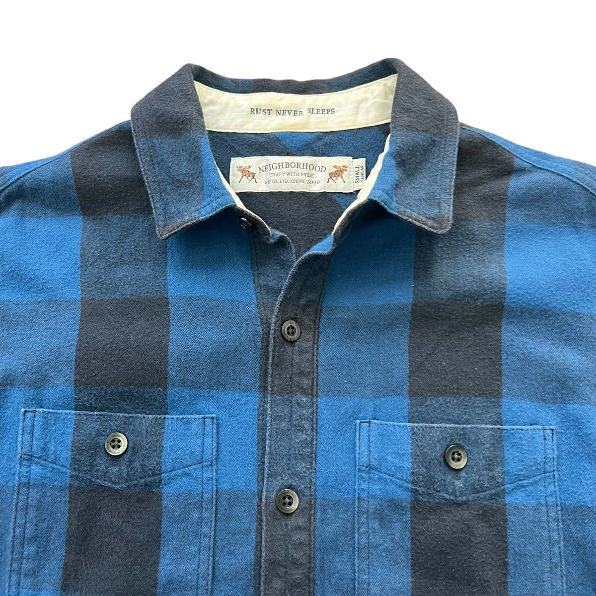NEIGHBORHOOD ネイバーフッド ロガー シャツ チェック 長袖 M