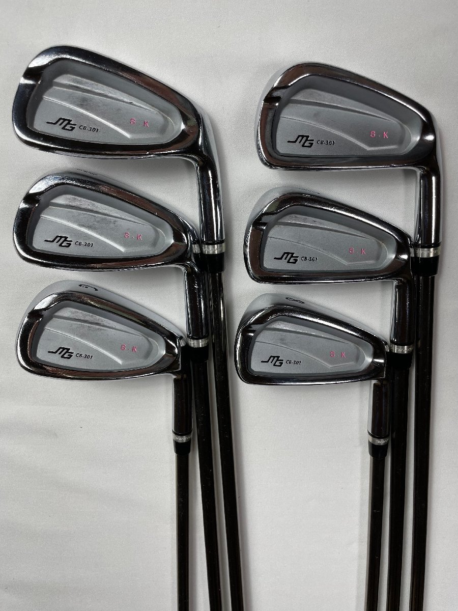 三浦技研 CB-301 ＃6～GW アイアン 6本セット UST mamiya ATTAS IRON