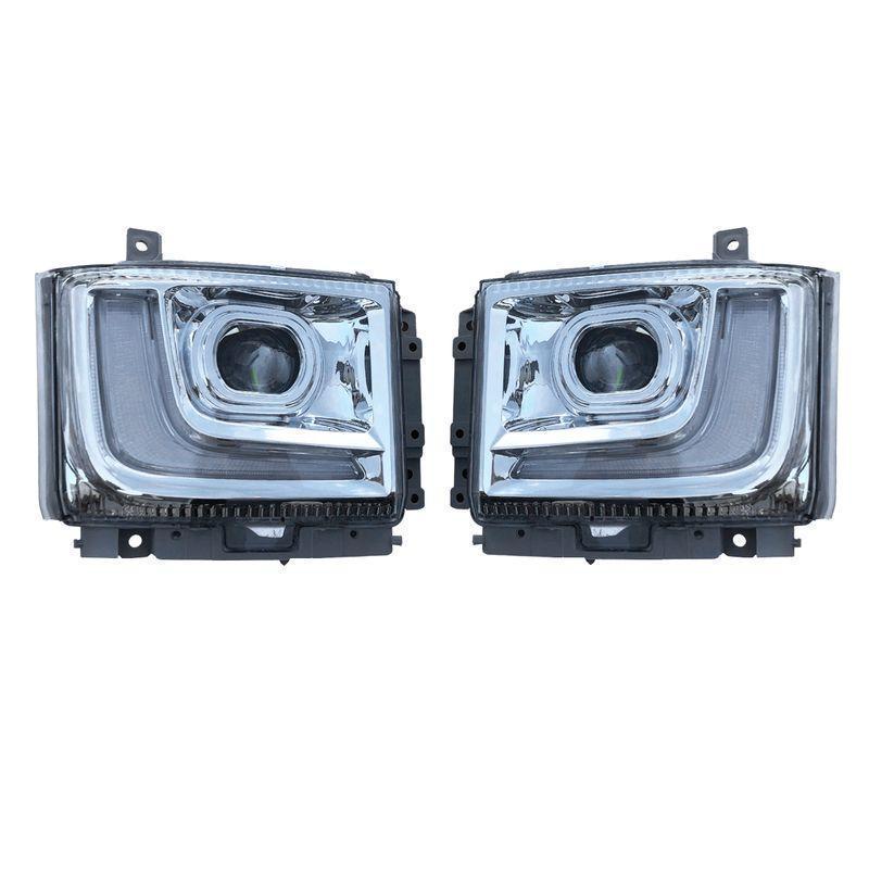 《本州送料無料》いすゞ 21 エルフ ハイキャブヘッドライト 左右セット