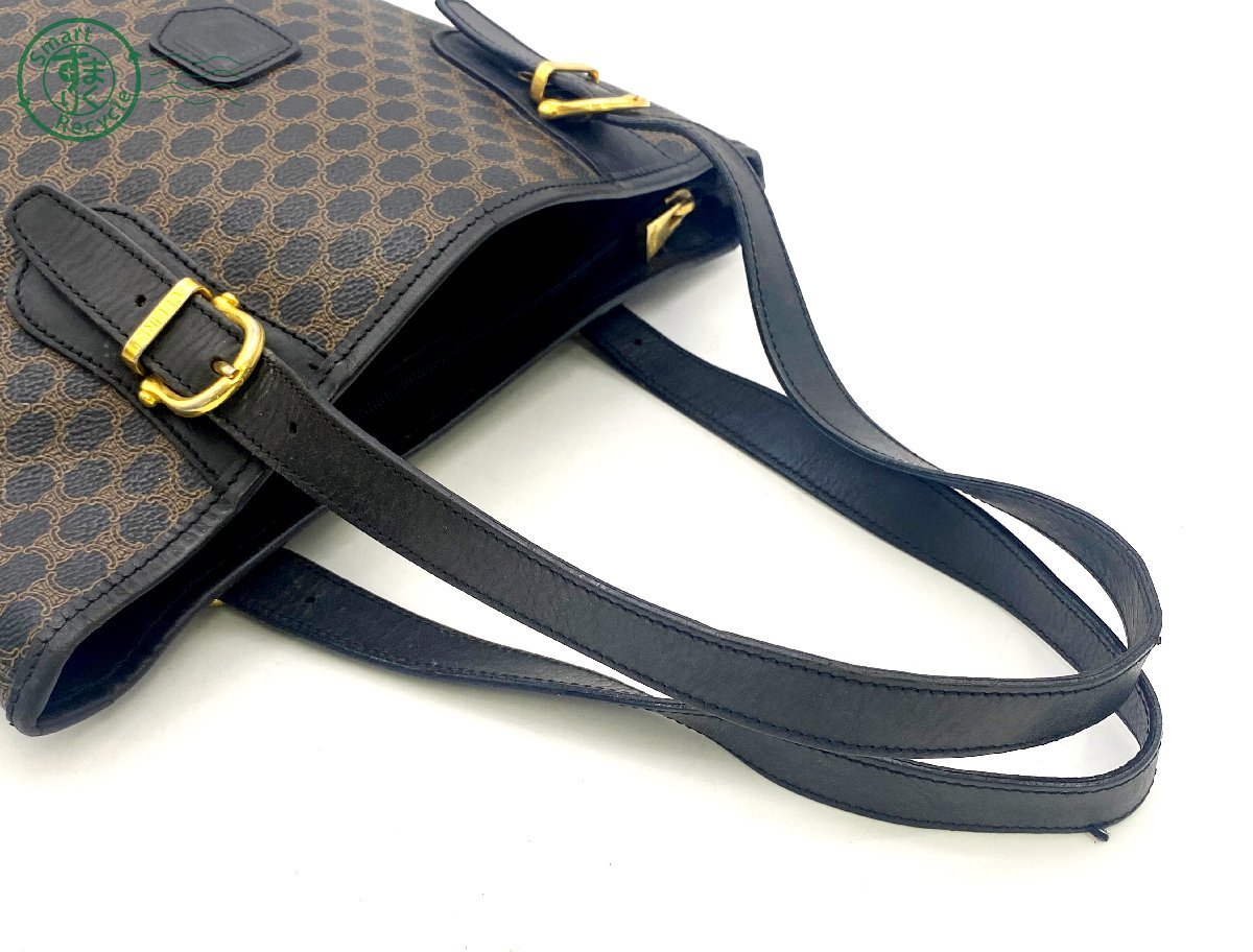09410065 ∞ 1円～ CELINE セリーヌ マカダム柄 ハンドバッグ トート