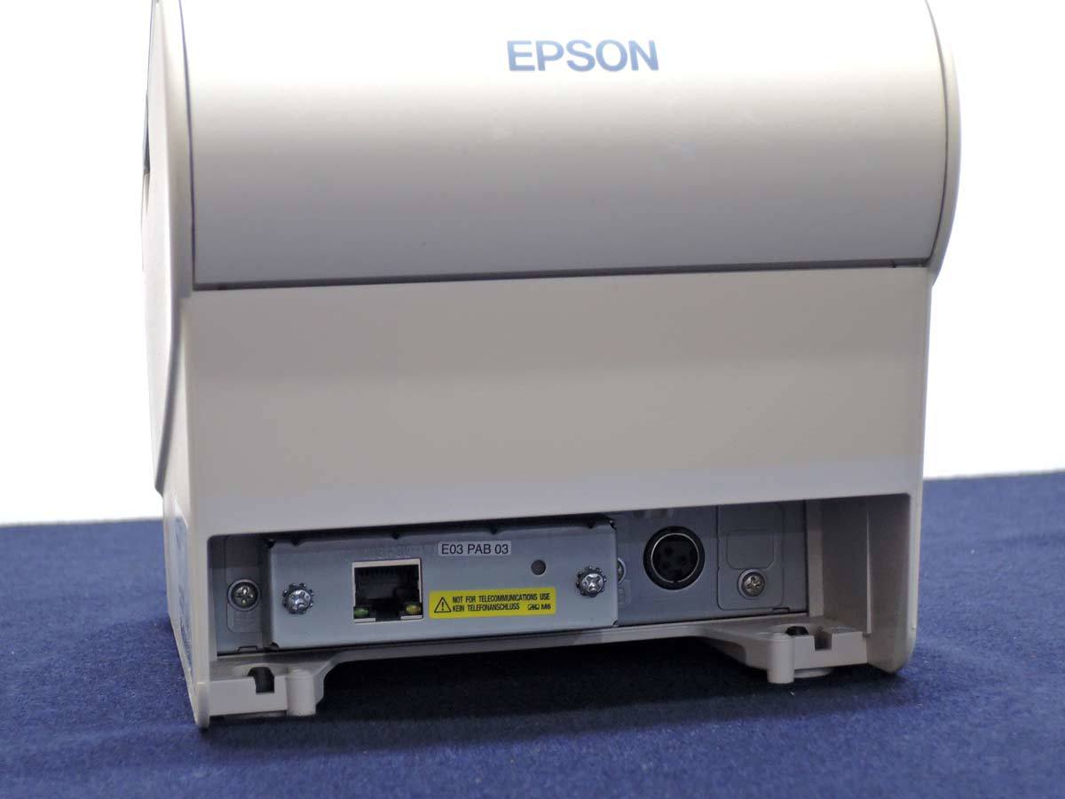 EPSON TM-T88V (492) Ethernet/LAN接続 AC電源無し レシートプリンター