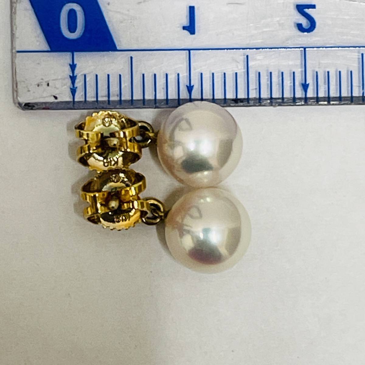 【MIKIMOTO ミキモト】K18 パールピアス 楽天市場】MIKIMOTO ミキモト パール ピアス 真珠6.7ミリ K18YG