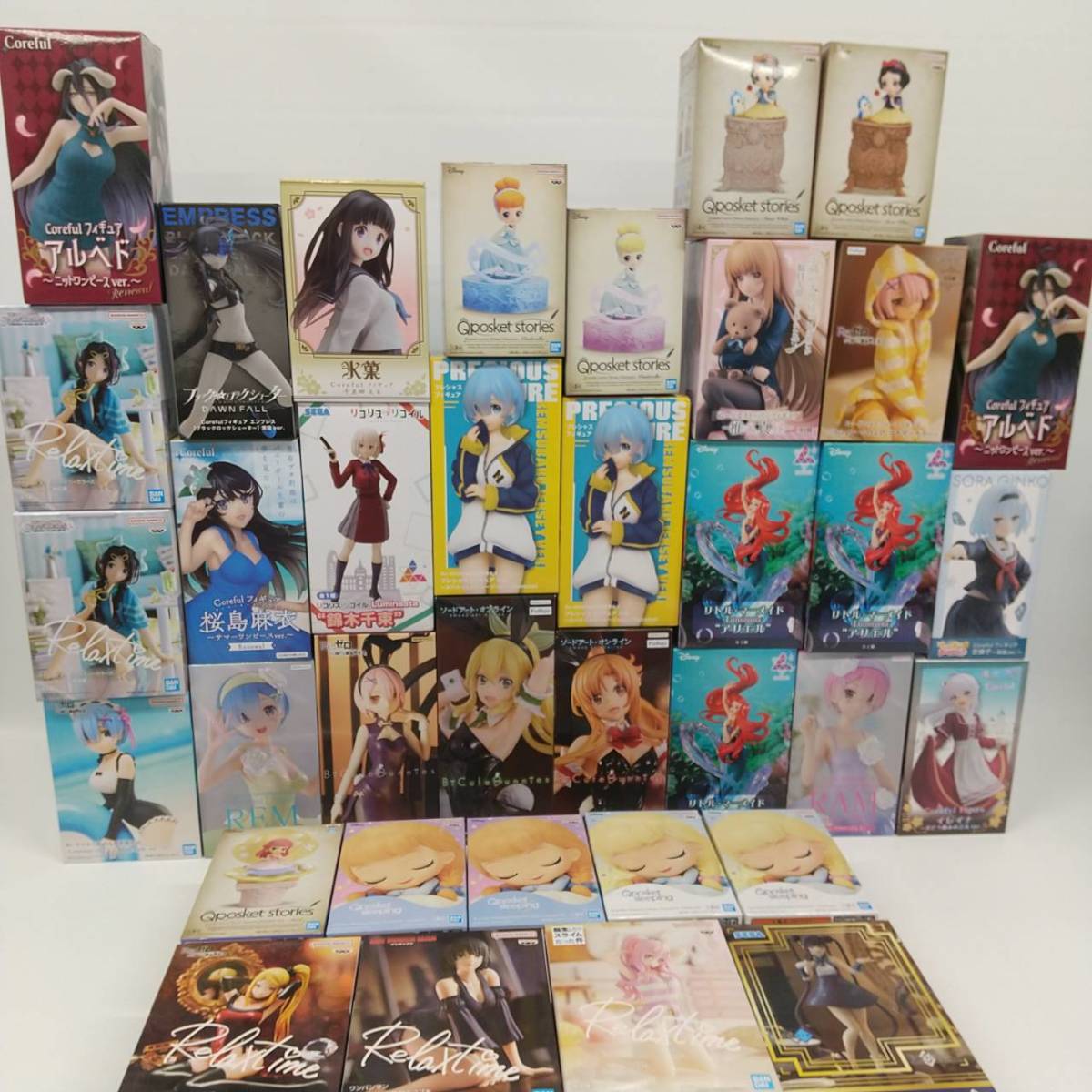 美少女 プライズ フィギュア まとめ 37体 セット A / リゼロ アルベド 