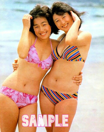 ◇河合奈保子＆柏原芳恵A4ポスター◇ A4サイズ 美少女 高品質