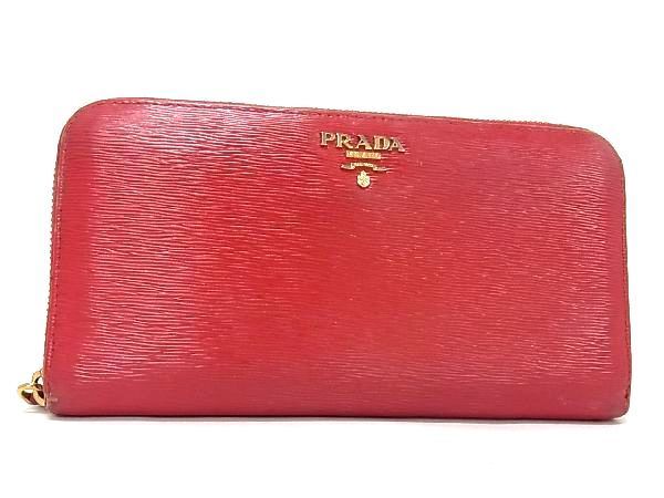 2025，送料無料 ☆美品 PRADA プラダ ラウンドファスナー ジップ 長