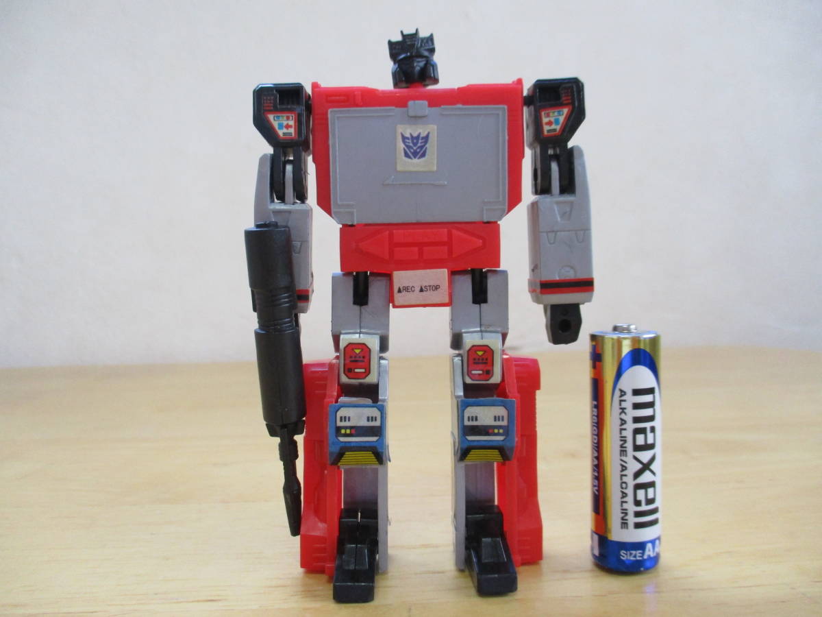 希少☆当時物 食玩 カバヤ トランスフォーマー サウンドウェーブ ミニプラ プラモデル 昭和 レトロ フィギュア 検索 ダイアクロン