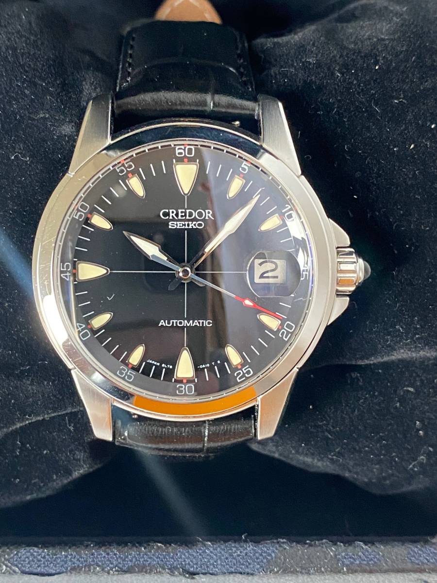 ★即決 クレードル 自動巻 credor フェニックス ブラックダイヤル GCBR993 8L75-0A30 オートマチック SEIKO セイコー