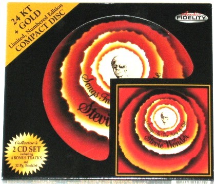 ◆ Final Summer-Sale ■ １円 Start ☆ 中古 ☆ Audio Fidelity Stevie Wonder Songs In The Key Of Life / 24 KT + GOLD 2 CD SET