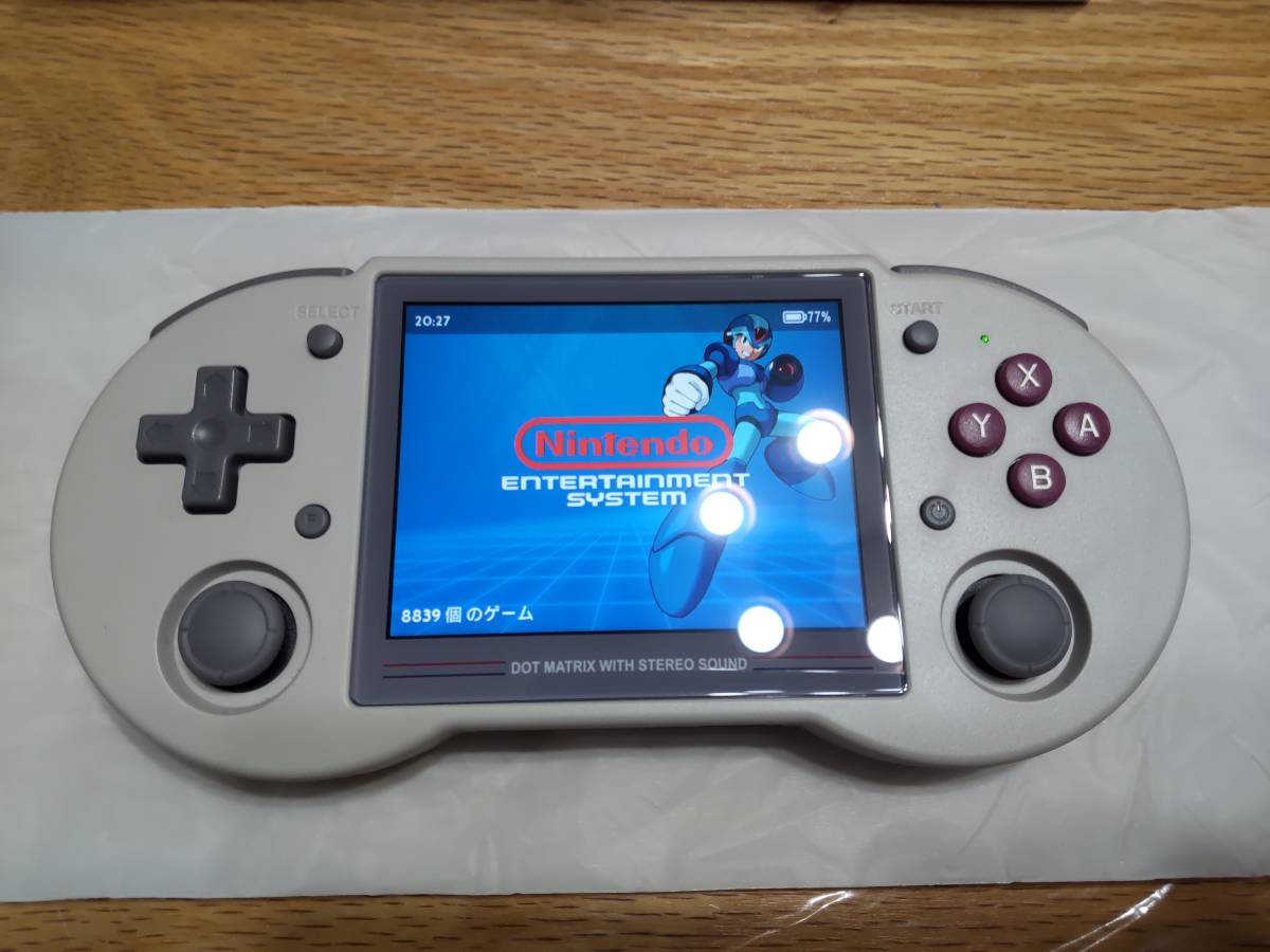 美品】 エミュレータ 中華ゲーム機 ANBERNIC RG353PS 64GB グレー(携帯 